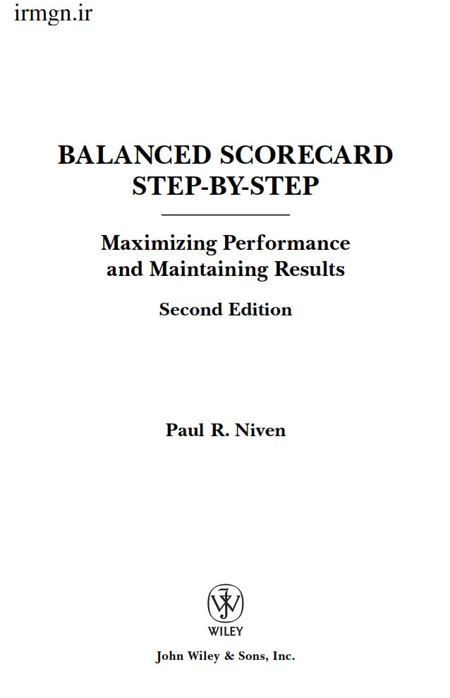 balanced scocard step-step